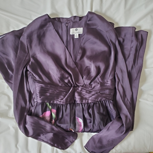 Purple floral Altuzarra dress - Picture 3 of 6